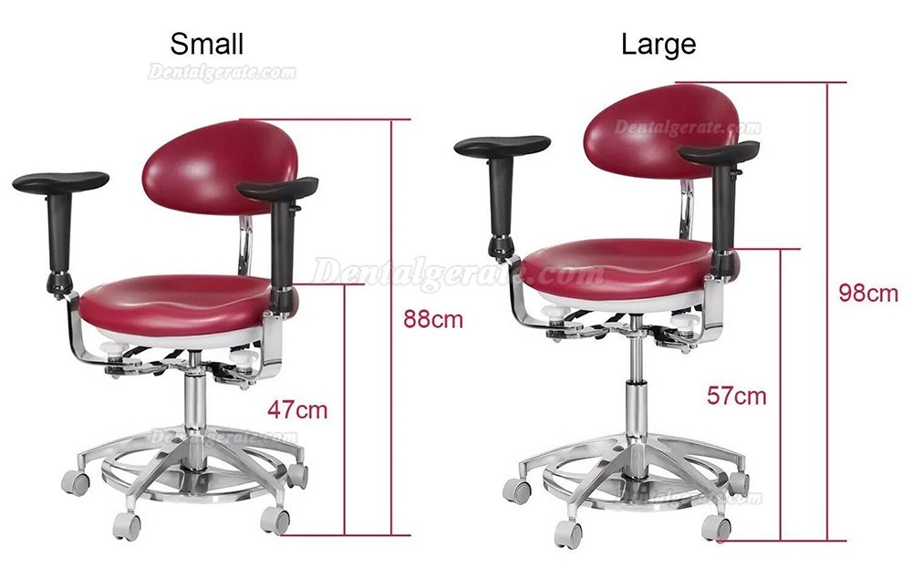 TYTC JKS 037 Dental Mikroskop Hocker, Chirurgenstuhl mit Armlehne